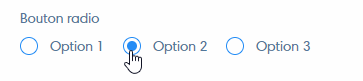Bouton radio Bouton radio