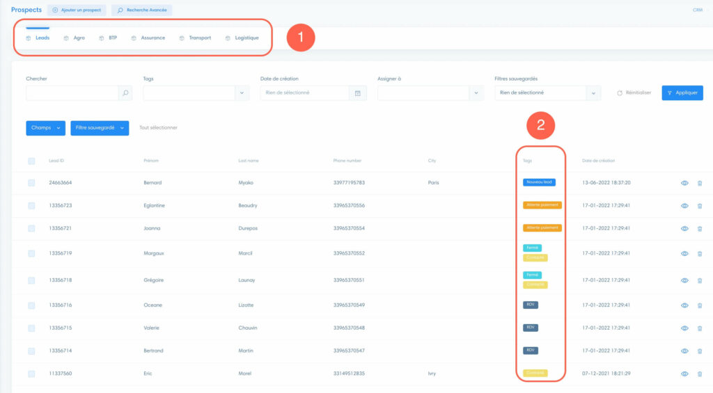 Tags and modules