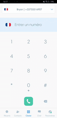 Caller identification on Kavkom Phone on Android