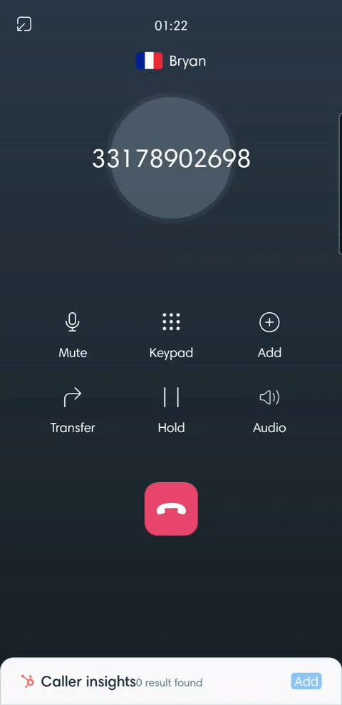 Reduce the call window with Kavkom Phone on Android
