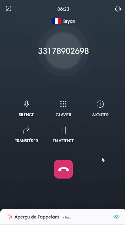 העברת מתקשר להמתנה באמצעות Kavkom Phone ב-Windows