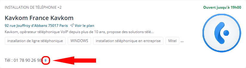 Utiliser l'intégration Kavkom Click2Call sur Firefox